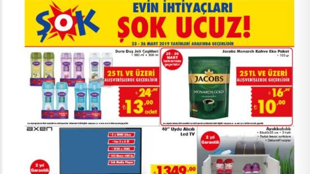 ŞOK aktüel ürünler kataloğu!