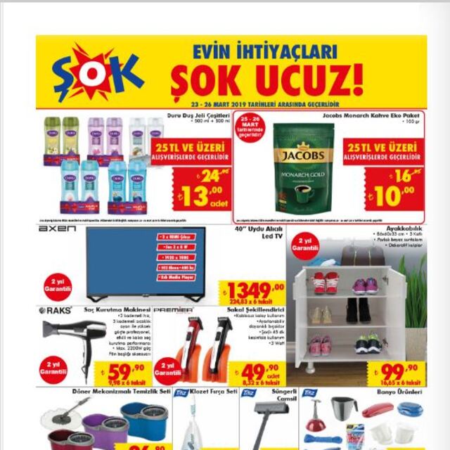 ŞOK aktüel ürünler kataloğu!