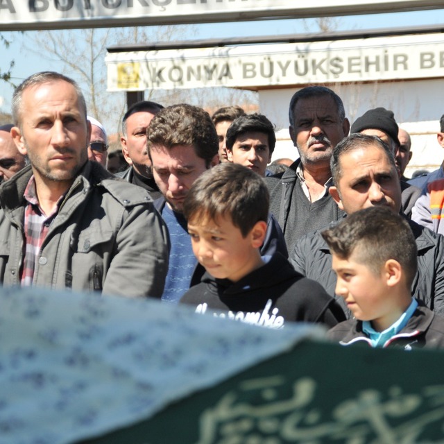 Baba oğulun acı vedası