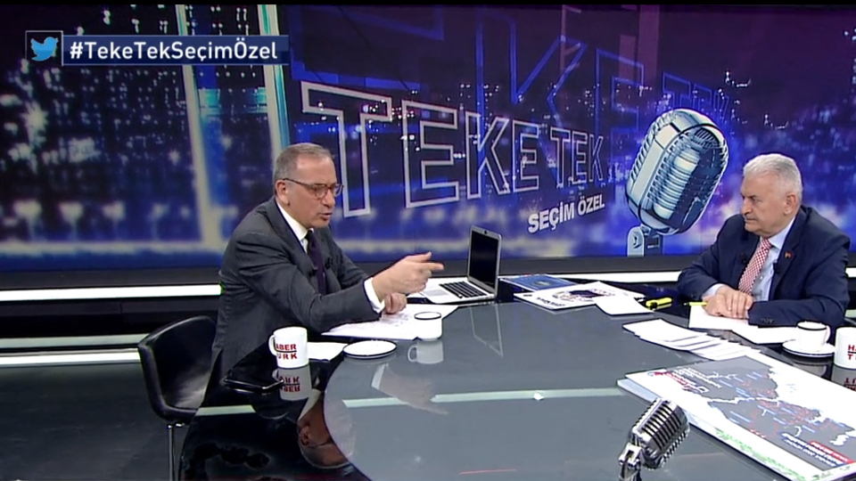 Binali Yıldırım Habertürk'e konuştu