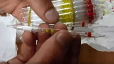 541 tüp! Bu karede yaklaşık 10 milyon TL yatıyor