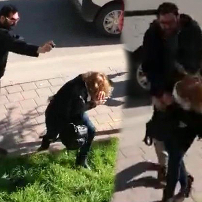 Yol verme kavgasında akılalmaz saldırı!