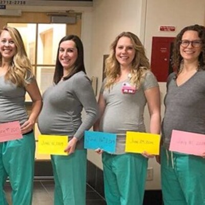 9 hemşire aynı anda bebek bekliyor!