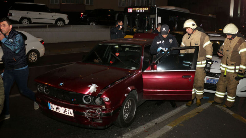 Şişli'de trafik kazası!