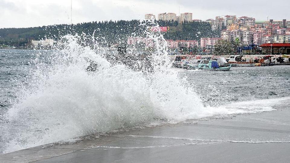 Marmara Denizi'nde fırtına uyarısı