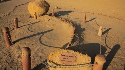 Çölün ortasında balina fosili!