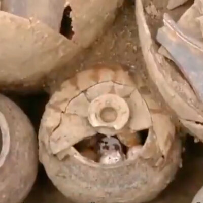 Çömleğin içinde bulundu