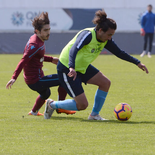 Trabzonspor pilot takımıyla maç yaptı