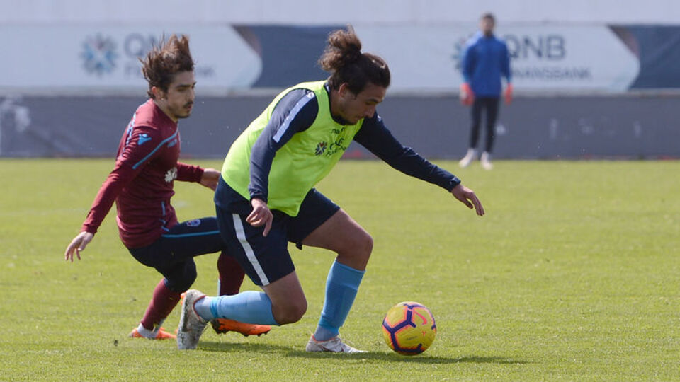 Trabzonspor pilot takımıyla maç yaptı