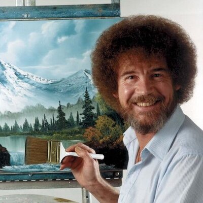 Ailemizin ressamı Bob Ross'un asıl mesleği şaşırttı