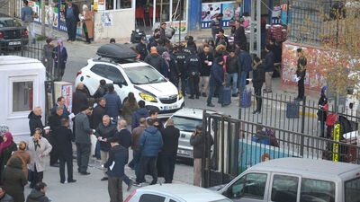 18 bin seçmenli okula akın ettiler