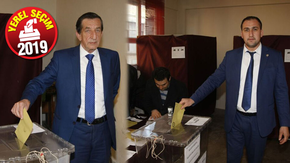 Rakip baba oğul oylarını kullandı