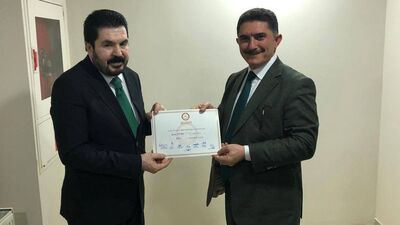 Savcı Sayan mazbatasını aldı