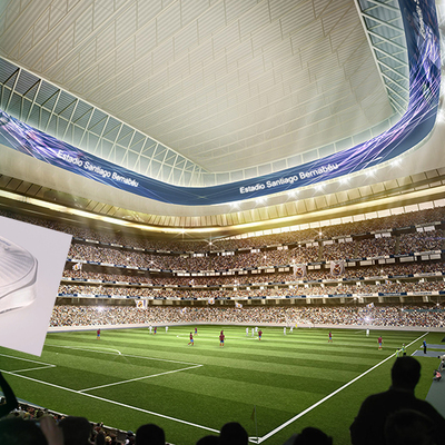 Real'in muhteşem stadı tanıtıldı