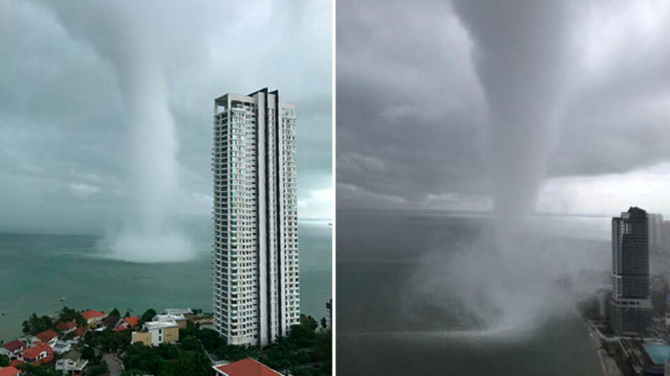 Dev hortum yürekleri ağza getirdi!