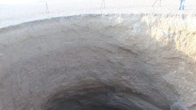 Yine oluştu! Bu sefer 15 metre...