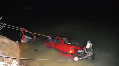 'Ölüm göleti!' Bu sefer otomobilde 5 genç vardı