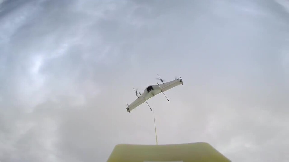 Drone ile ilk teslimat Avustralya'da başladı