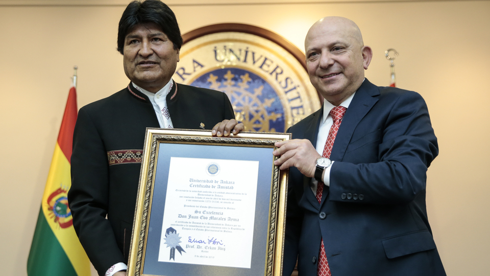 Bolivya Devlet Başkanı Morales Türkiye'de