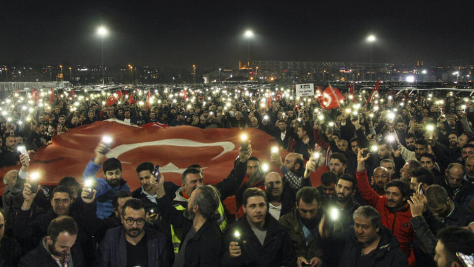 Uber şoförlerinden protesto