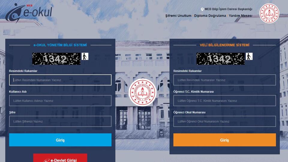 e okul veli bilgilendirme sistemi 2019