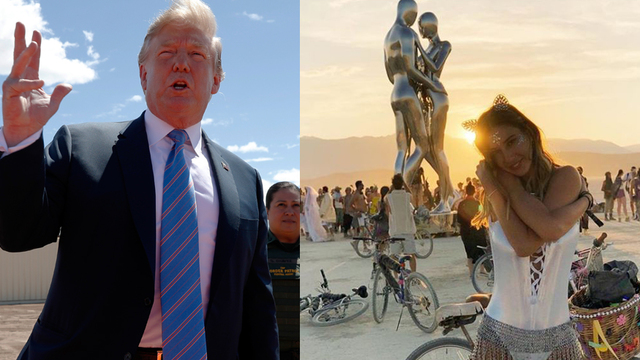 Trump, Burning Man'e de karşı!