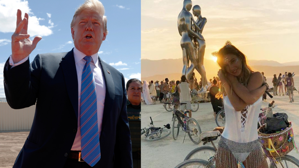 Trump, Burning Man'e de karşı!