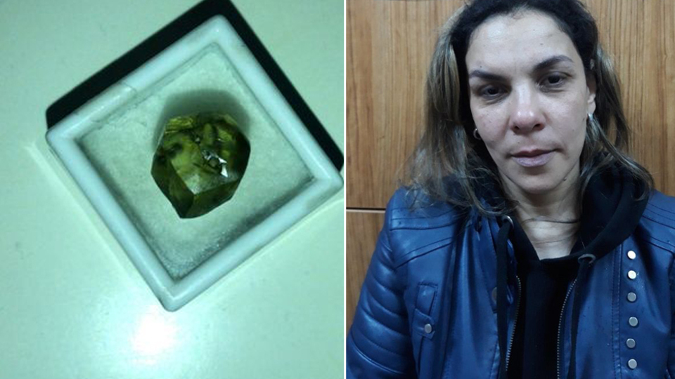 Elmas hırsızı yakalandı!