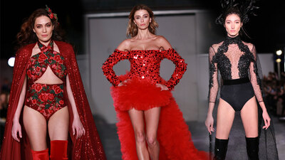 İki Özge aynı podyumda