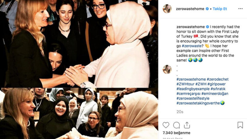 Sıfır atık öncüsünden Emine Erdoğan paylaşımı