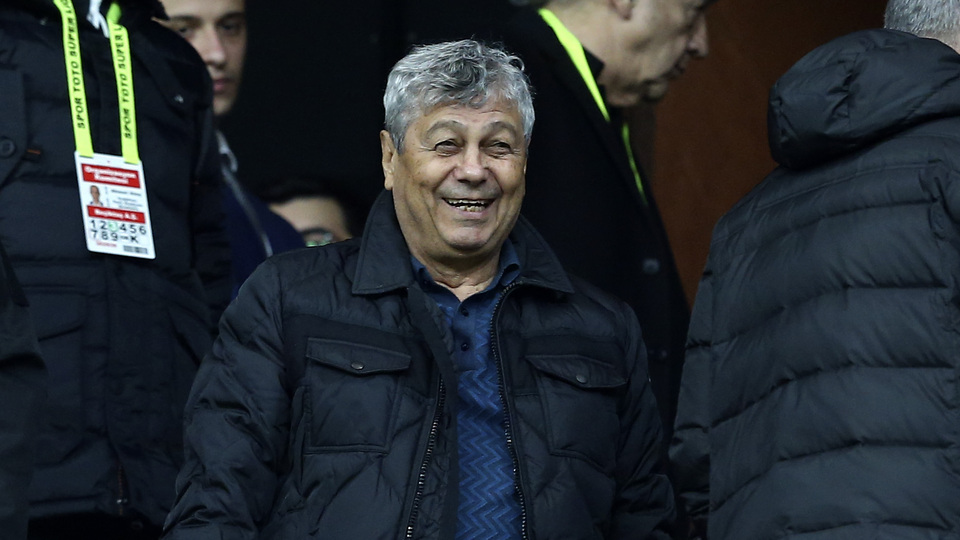 Lucescu tribünde