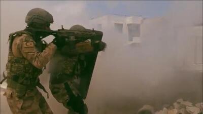 Jandarmaya gerçeği aratmayan eğitim alanı