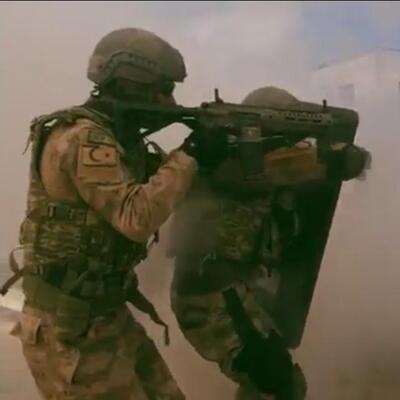 Jandarmaya gerçeği aratmayan eğitim alanı