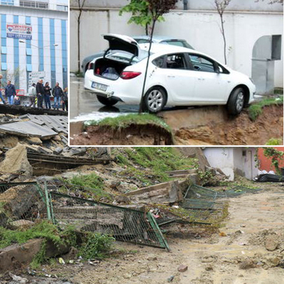 İstinat faciası! Apartman mühürlendi!