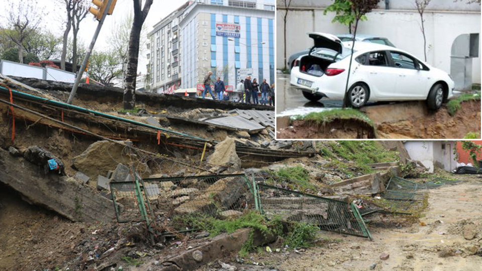 İstinat faciası! Apartman mühürlendi!