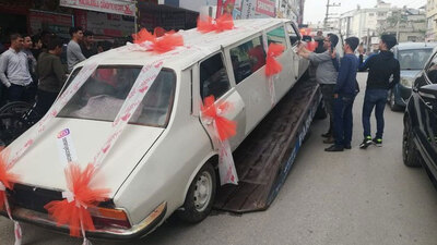 Düğünü için 3 günde yaptı!