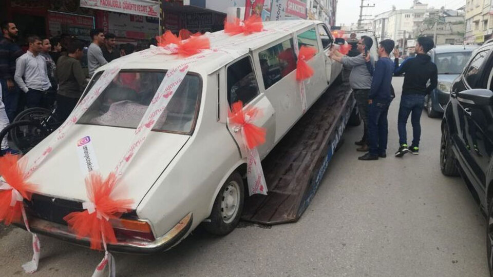 Düğünü için 3 günde yaptı!