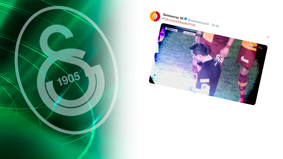 Galatasaray'dan yeni VAR paylaşımı!