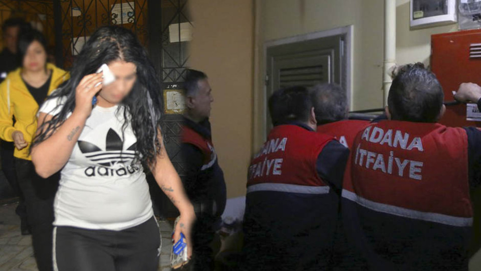 Darp edilip eve kilitlenen kadın kurtarıldı