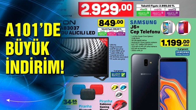 A101 18 Nisan Aktüel ürünler kataloğu!