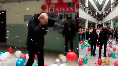 Bu karşılama hafızalardan silinmez!