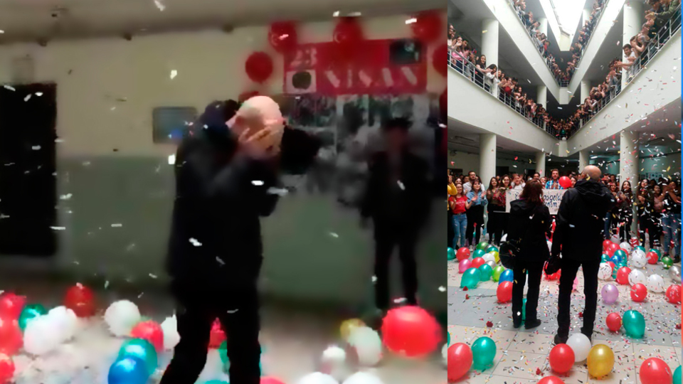 Bu karşılama hafızalardan silinmez!