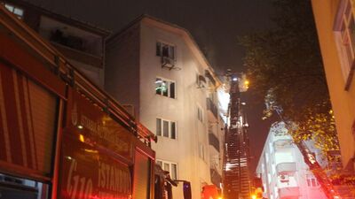 Yangını gören imam camiden anons yaptı