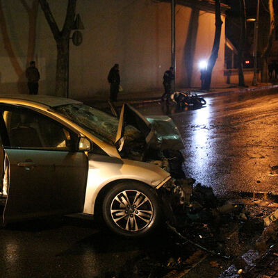 Otomobilin altında 400 metre sürüklendi!