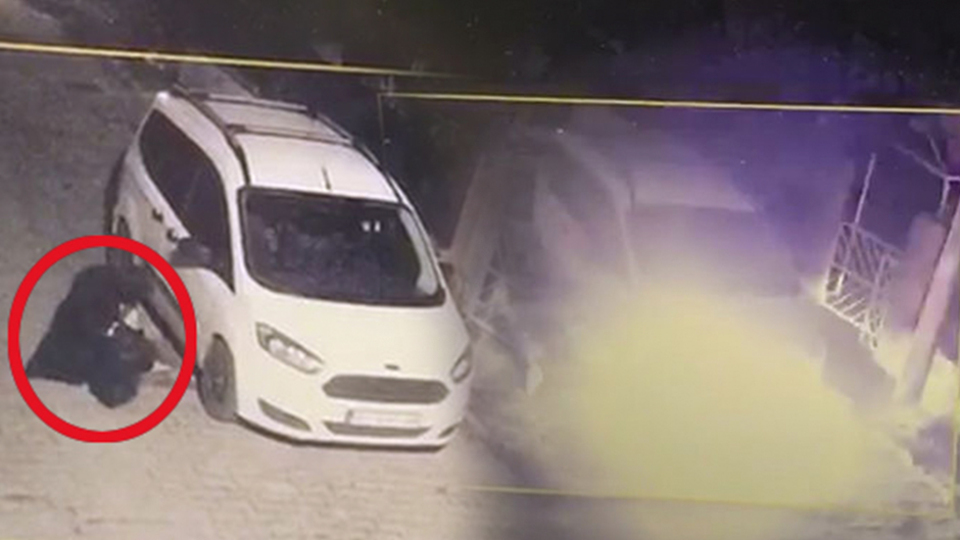 Aracı böyle kundakladı!