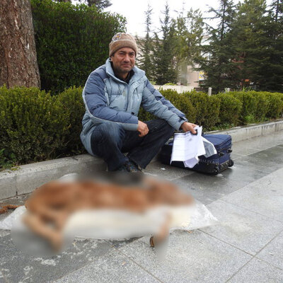 Valizin içinde getirdi, valiliğin önüne bıraktı: Otopsisi yapılsın