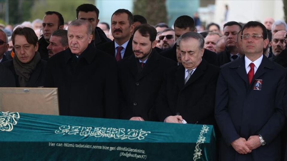 Cumhurbaşkanı Erdoğan, cenaze namazına katıldı