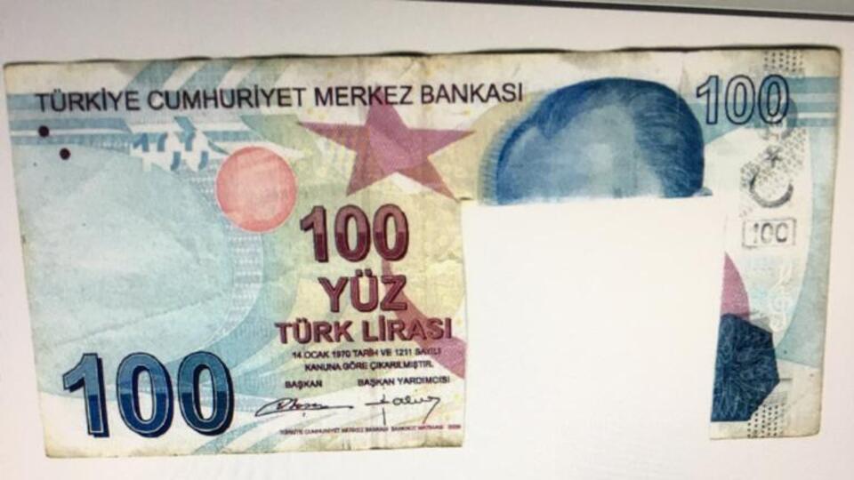 Kes-yapıştır sahteciliği! 10 TL'den 200 TL...