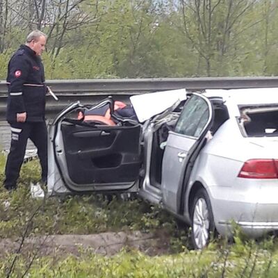 Sakarya'da feci kaza!