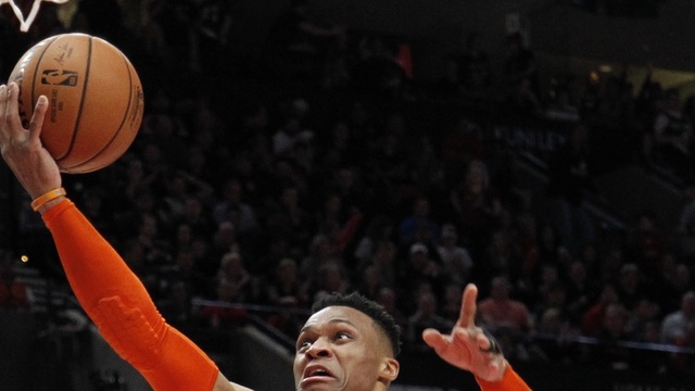 Thunder, Westbrook ile kazandı